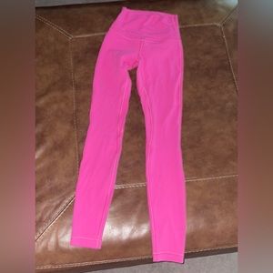 Sonic pink lululemon leggings
